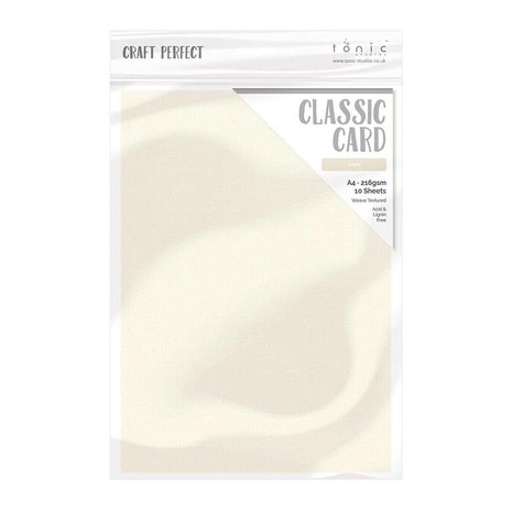 Tonic Craft Perfect Classic Card A4 Ivory White (9015e) (DISCONTINUED)