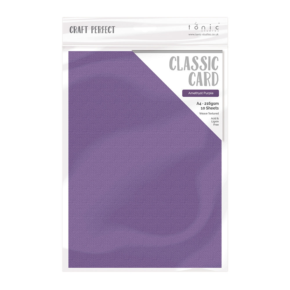 Tonic Craft Perfect Classic Card A4 Amethyst Purple (9055e) (DISCONTINUED) Tonic Craft Perfect Classic Card A4 Amethyst Purple (9055e) (DISCONTINUED)