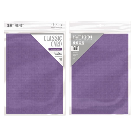 Tonic Craft Perfect Classic Card A4 Amethyst Purple (9055e) (DISCONTINUED) Tonic Craft Perfect Classic Card A4 Amethyst Purple (9055e) (DISCONTINUED)