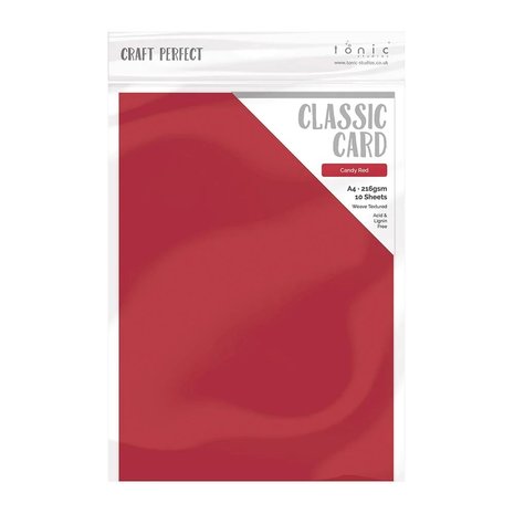 Tonic Craft Perfect Classic Card A4 Candy Red (9082e) (DISCONTINUED) Tonic Craft Perfect Classic Card A4 Candy Red (9082e) (DISCONTINUED)