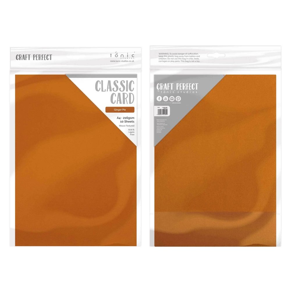 Tonic Craft Perfect Classic Card A4 Ginger Pie (9130E) (DISCONTINUED) Tonic Craft Perfect Classic Card A4 Ginger Pie (9130E) (DISCONTINUED)