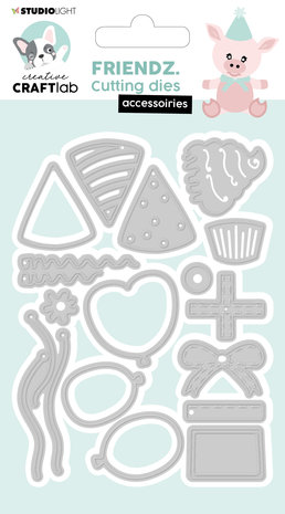 Creative Craftlab Friendz Cutting Dies Piggy Accessories (CCL-FR-CD272) (DISCONTINUED) Creative Craftlab Friendz Cutting Dies Piggy Accessories (CCL-FR-CD272) (DISCONTINUED)