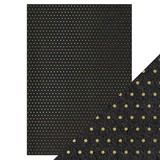 Tonic Craft Perfect Foiled Kraft Card A4 Golden Polka Dot (9344E) (DISCONTINUED)