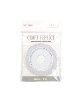 Tonic Craft Perfect Double Sided Tissue Tape White (12mmx25m) (9741e) (DISCONTINUED)