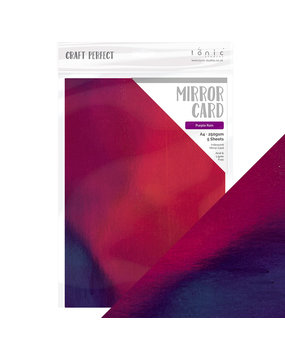 Tonic Craft Perfect Mirror Card A4 Irridescent Purple Rain (9773e) (DISCONTINUED)