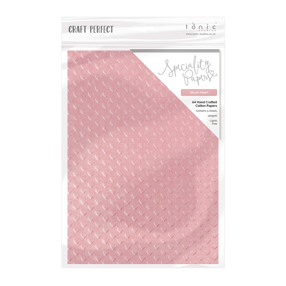 Tonic Craft Perfect Speciality Paper A4 Blush Heart (9800e) (DISCONTINUED)