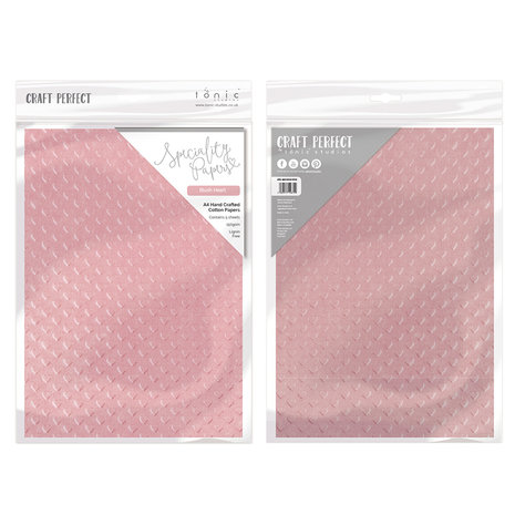 Tonic Craft Perfect Speciality Paper A4 Blush Heart (9800e) (DISCONTINUED)