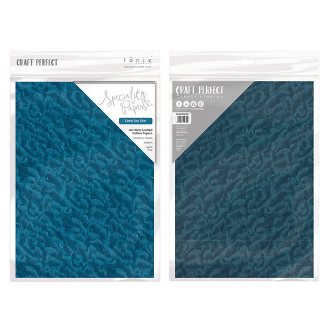 Tonic Craft Perfect Speciality Paper A4 Deep Sea Dive (9806e) (DISCONTINUED) Tonic Craft Perfect Speciality Paper A4 Deep Sea Dive (9806e) (DISCONTINUED)