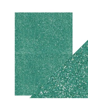 Tonic Craft Perfect Glitter Card A4 Turquoise Lake (9954e) (DISCONTINUED)