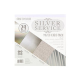 Tonic Craft Perfect Card Pack 6x6 Inch Silver Service (9397e) (DISCONTINUED)