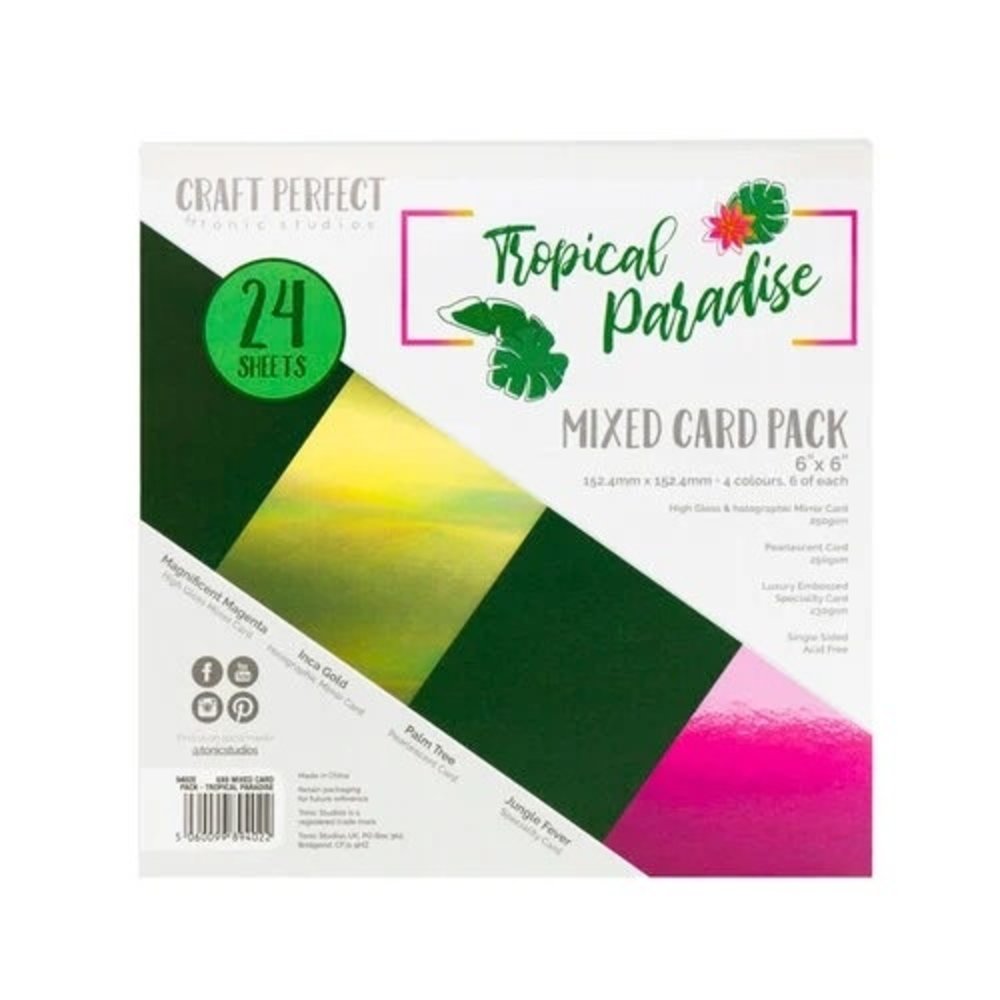Tonic Craft Perfect Card Pack 6x6 Inch Tropical Paradise (9402e) (DISCONTINUED) Tonic Craft Perfect Card Pack 6x6 Inch Tropical Paradise (9402e) (DISCONTINUED)