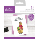 Crafter's Companion Punny Christmas Clear Stamp Alpaca my Scarf (CC-STP-ALMS) (OUTLET)