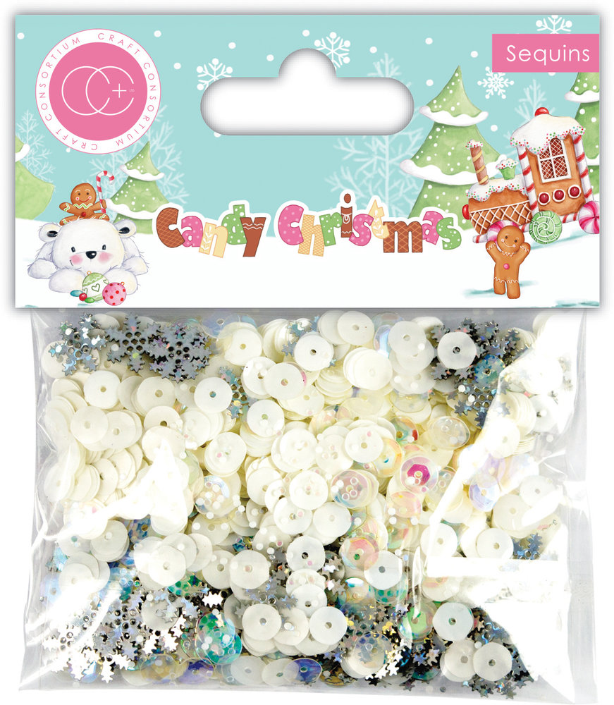 Craft Consortium Candy Christmas Sequins (CCSQN010) (DISCONTINUED) Craft Consortium Candy Christmas Sequins (CCSQN010) (DISCONTINUED)