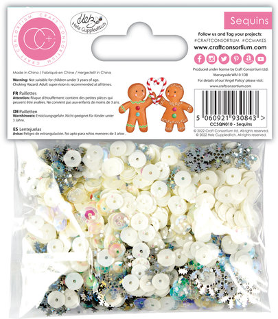 Craft Consortium Candy Christmas Sequins (CCSQN010) (DISCONTINUED) Craft Consortium Candy Christmas Sequins (CCSQN010) (DISCONTINUED)