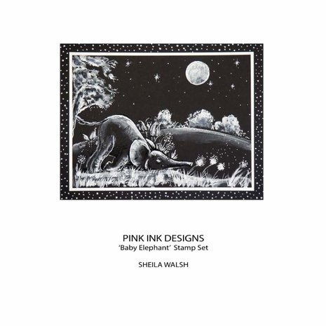 Pink Ink Designs Baby Elephant A5 Clear Stamp (PI183) (OUTLET) Pink Ink Designs Baby Elephant A5 Clear Stamp (PI183) (OUTLET)