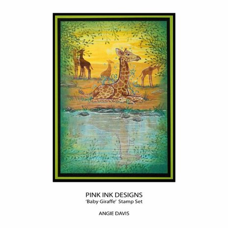 Pink Ink Designs Baby Giraffe A5 Clear Stamp (PI184) (OUTLET) Pink Ink Designs Baby Giraffe A5 Clear Stamp (PI184) (OUTLET)