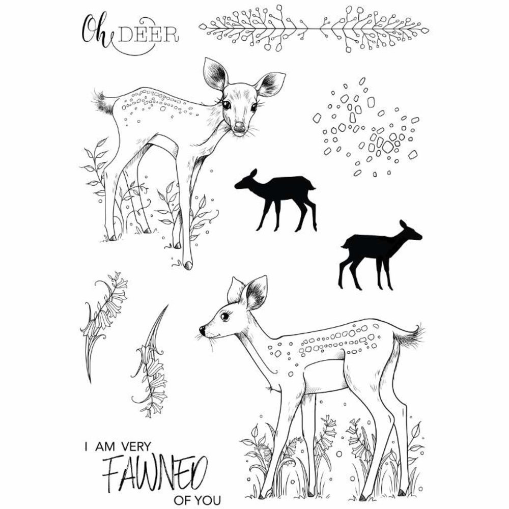 Pink Ink Designs Fawn A5 Clear Stamp (PI186) (OUTLET) Pink Ink Designs Fawn A5 Clear Stamp (PI186) (OUTLET)