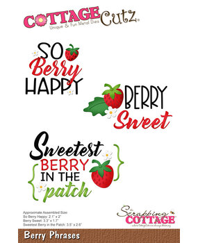 Scrapping Cottage Berry Phrases (CC-1024) (OUTLET)