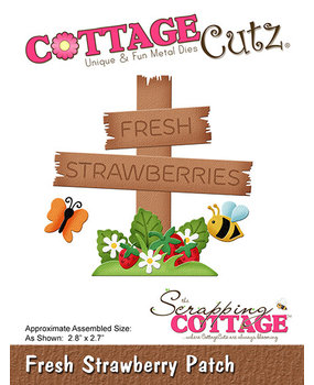 Scrapping Cottage Fresh Strawberry Patch (CC-1026) (OUTLET)