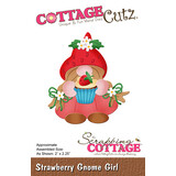 Scrapping Cottage Strawberry Gnome Girl (CC-1034) (OUTLET)