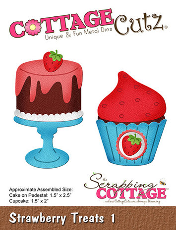 Scrapping Cottage Strawberry Treats 1 (CC-1035) (OUTLET)
