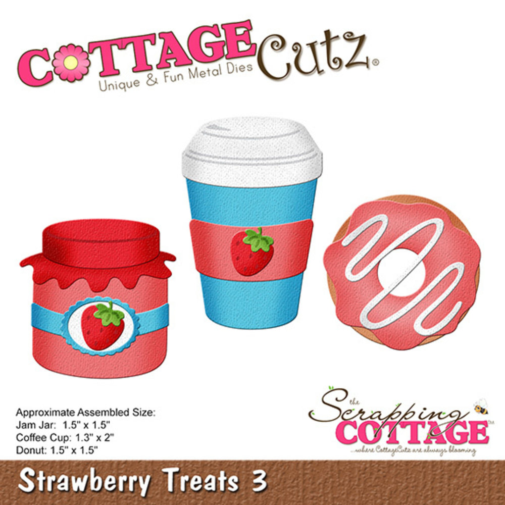 Scrapping Cottage Strawberry Treats 3 (CC-1037) (OUTLET)