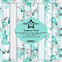 Turquoise Floral 12x12 Inch Paper Pack (PF413) (OUTLET)