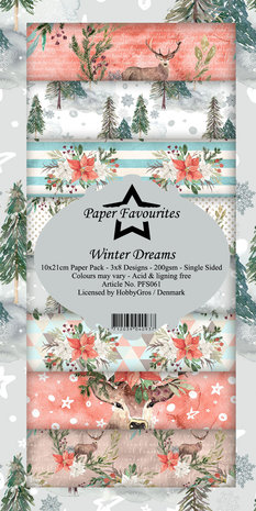 Paper Favourites Winter Dreams Slim Paper Pack (PFS061) (DISCONTINUED)