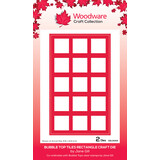 Woodware Bubble Top Tiles Rectangle Craft Die (CEDJG005) (OUTLET)