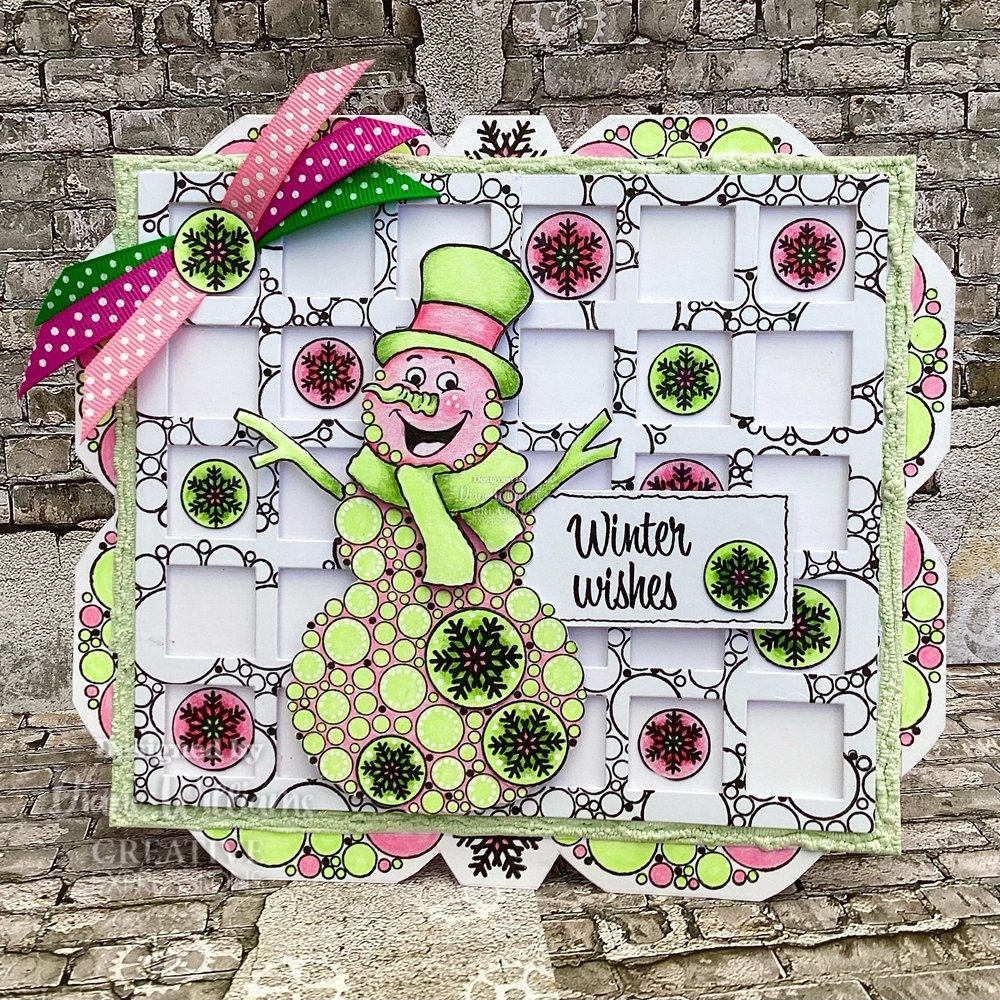 Woodware Bubble Top Tiles Rectangle Craft Die (CEDJG005) (OUTLET) Woodware Bubble Top Tiles Rectangle Craft Die (CEDJG005) (OUTLET)