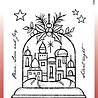Woodware Silent Night Globe Clear Stamps (FRS943) (OUTLET) Woodware Silent Night Globe Clear Stamps (FRS943) (OUTLET)