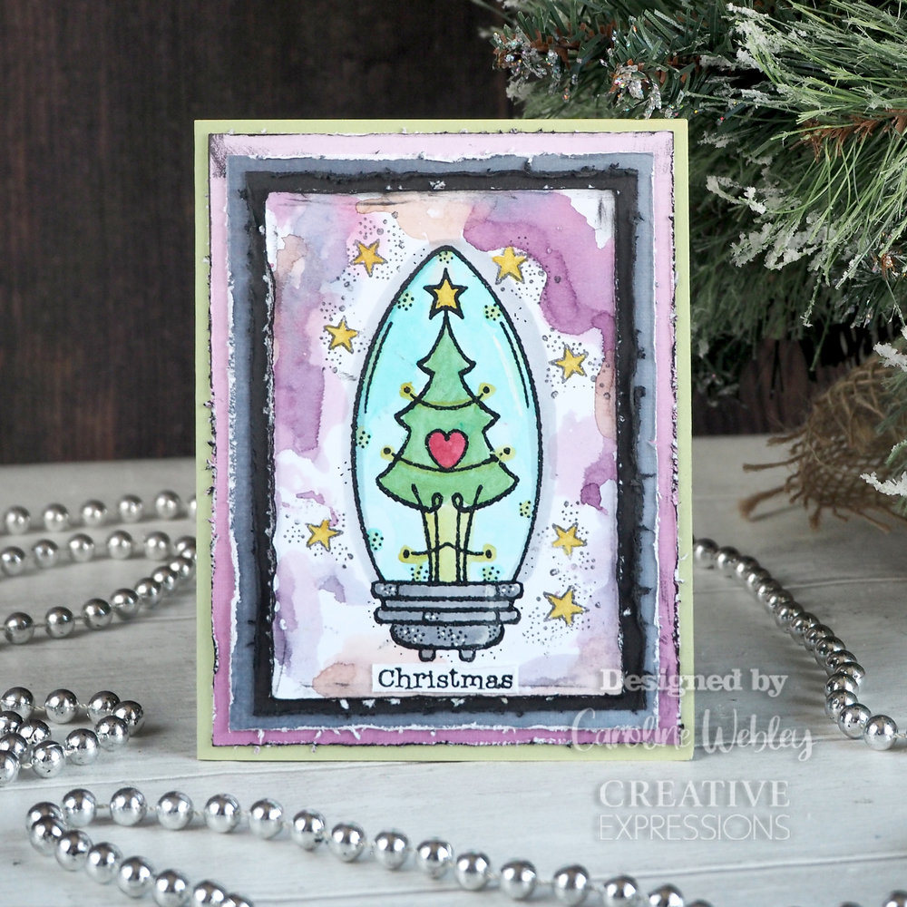 Woodware Tree Light Bulb Clear Stamps (FRM045) (OUTLET) Woodware Tree Light Bulb Clear Stamps (FRM045) (OUTLET)
