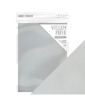 Tonic Craft Perfect Pearled Silver A4 Vellum Paper (9998E) (DISCONTINUED)