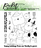 An Animal Crackers Christmas Hello 4x4 Inch Clear Stamps (AC-100) (OUTLET)