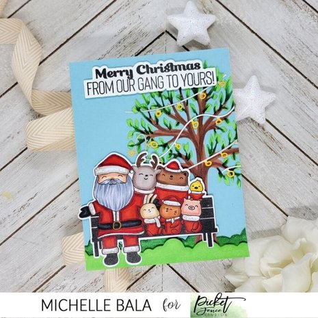 Picket Fence Studios Animal Crackers from our Gang to Yours 4x4 Inch Clear Stamps (AC-102) (OUTLET) Picket Fence Studios Animal Crackers from our Gang to Yours 4x4 Inch Clear Stamps (AC-102) (OUTLET)