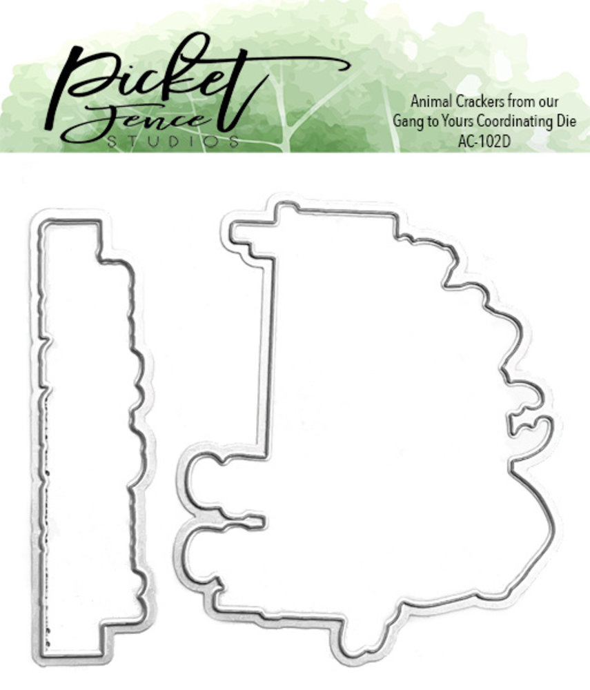 Picket Fence Studios Animal Crackers from our Gang to Yours 4x4 Inch Metal Dies (AC-102D) (OUTLET) Picket Fence Studios Animal Crackers from our Gang to Yours 4x4 Inch Metal Dies (AC-102D) (OUTLET)