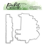 Picket Fence Studios Animal Crackers from our Gang to Yours 4x4 Inch Metal Dies (AC-102D) (OUTLET)