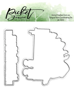 Picket Fence Studios Animal Crackers from our Gang to Yours 4x4 Inch Metal Dies (AC-102D) (OUTLET) Picket Fence Studios Animal Crackers from our Gang to Yours 4x4 Inch Metal Dies (AC-102D) (OUTLET)
