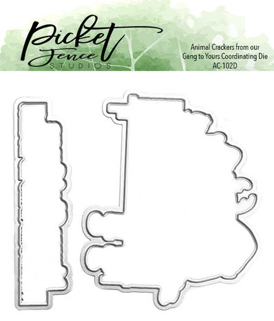 Picket Fence Studios Animal Crackers from our Gang to Yours 4x4 Inch Metal Dies (AC-102D) (OUTLET) Picket Fence Studios Animal Crackers from our Gang to Yours 4x4 Inch Metal Dies (AC-102D) (OUTLET)