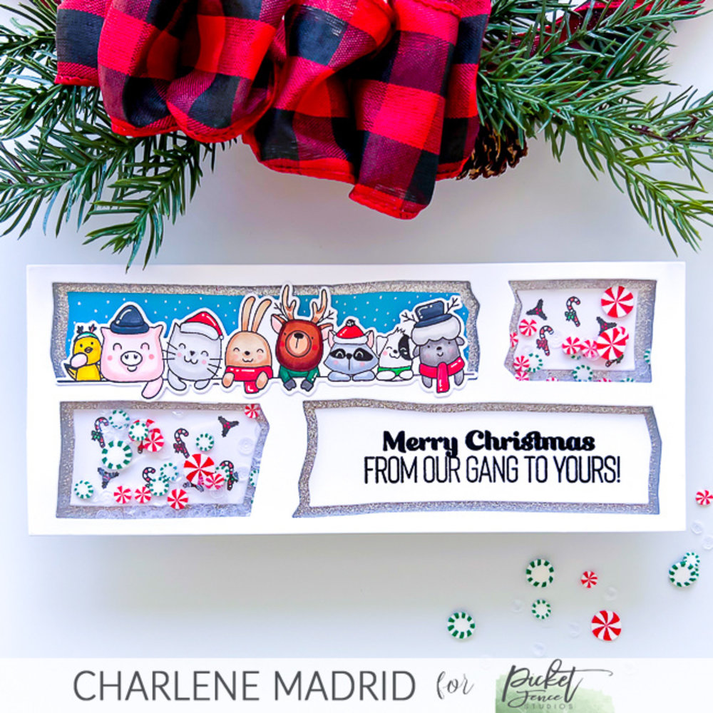 Picket Fence Studios Animal Crackers from our Gang to Yours 4x4 Inch Metal Dies (AC-102D) (OUTLET) Picket Fence Studios Animal Crackers from our Gang to Yours 4x4 Inch Metal Dies (AC-102D) (OUTLET)