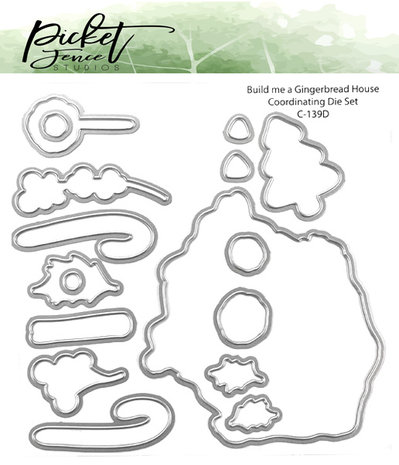 Picket Fence Studios Build me a Gingerbread House 6x6 Inch Metal Dies (C-139D) (OUTLET) Picket Fence Studios Build me a Gingerbread House 6x6 Inch Metal Dies (C-139D) (OUTLET)