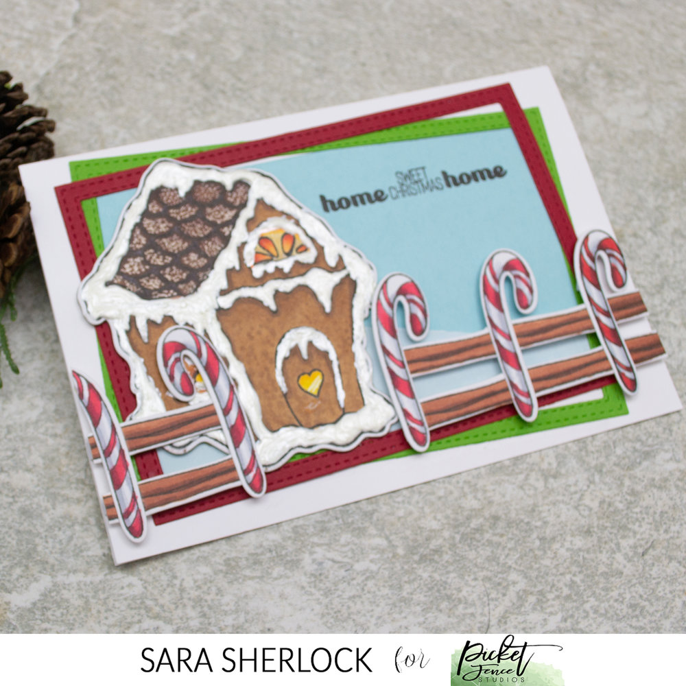 Picket Fence Studios Build me a Gingerbread House 6x6 Inch Metal Dies (C-139D) (OUTLET) Picket Fence Studios Build me a Gingerbread House 6x6 Inch Metal Dies (C-139D) (OUTLET)