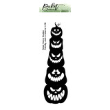 Picket Fence Studios Friendly Jack-o-Lanterns 2x6 Inch Clear Stamps (H-118) (OUTLET)