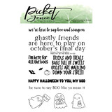 Picket Fence Studios Here for all the Boos 3x4 Inch Clear Stamps (H-122) (OUTLET)