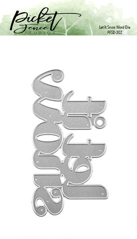 Picket Fence Studios Let it Snow 4x6 Inch Word Dies (PFSD-302) (OUTLET) Picket Fence Studios Let it Snow 4x6 Inch Word Dies (PFSD-302) (OUTLET)