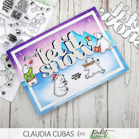 Picket Fence Studios Let it Snow 4x6 Inch Word Dies (PFSD-302) (OUTLET) Picket Fence Studios Let it Snow 4x6 Inch Word Dies (PFSD-302) (OUTLET)