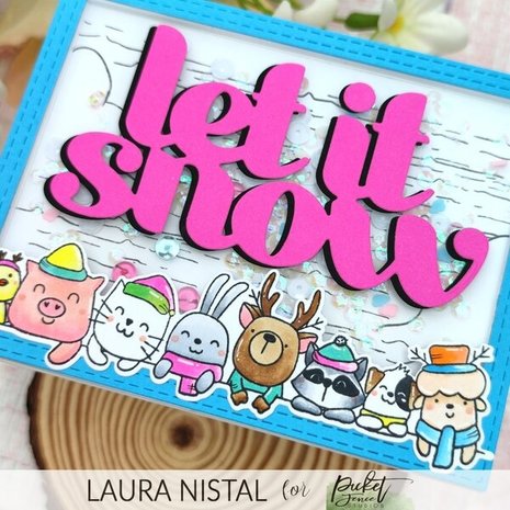 Picket Fence Studios Let it Snow 4x6 Inch Word Dies (PFSD-302) (OUTLET) Picket Fence Studios Let it Snow 4x6 Inch Word Dies (PFSD-302) (OUTLET)