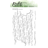 Picket Fence Studios Scene Building: Winter Scenery 4x6 Inch Clear Stamps (BB-193) (OUTLET)