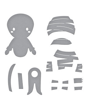 Spellbinders Dancin' Mummy Etched Dies (S3-466) (OUTLET)