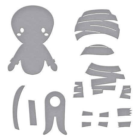 Spellbinders Dancin' Mummy Etched Dies (S3-466) (OUTLET)